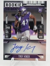 2024 Panini Contenders Optic Rookie Ticket Autographs Trey Knox #174 card