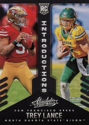 2021 Panini Absolute Introductions Trey Lance #3 card