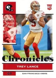 2021 Panini Chronicles Base Set Trey Lance #77 card