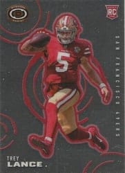 2021 Panini Chronicles Dynagon Rookies Trey Lance #D-5 card
