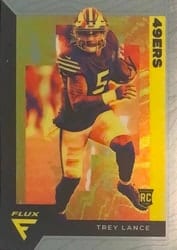 2021 Panini Chronicles Flux Rookies Trey Lance #FX-4 card