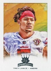 2021 Panini Chronicles Gridiron Kings Trey Lance #GK-3 card