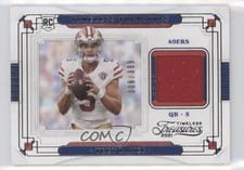 2021 Panini Chronicles Timeless Treasures Jersey Trey Lance #TT-TLA card