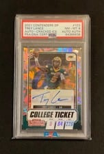 2021 Panini Contenders Trey Lance #103 card