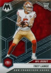 2021 Panini Mosaic Base Set Trey Lance #244 card