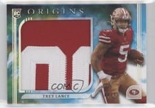 2021 Panini Origins Rookie Jumbo Jerseys Trey Lance #RJJ-TRL card