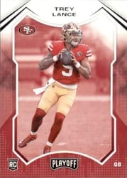 2021 Panini Playoff Base Set Trey Lance #203 card