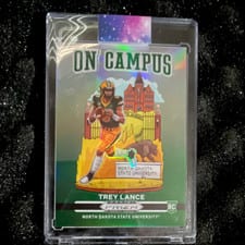 2021 Panini Prizm Draft Picks On Campus Trey Lance #OC-TL card