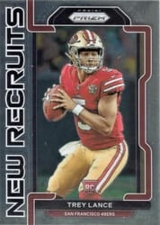 2021 Panini Prizm New Recruits Trey Lance #3 card