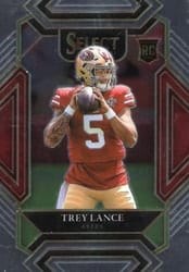 2021 Panini Select Base Set Trey Lance #245 card
