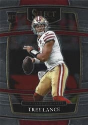 2021 Panini Select Base Set Trey Lance #45 card
