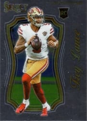 2021 Panini Select Select Certified Rookies Trey Lance #SCR-3 card