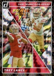2022 Donruss Power Plus Trey Lance #PP-3 card