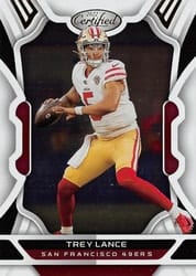 2022 Panini Certified Base Set Trey Lance #88 card