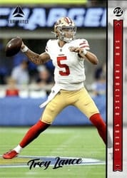 2022 Panini Luminance Base Set Trey Lance #62 card