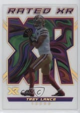 2022 Panini XR Rated XR Trey Lance #RXR-21 card