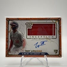 2024 Topps Inception MLB First Milestones Autographed Relic Trey Lipscomb #FMAR-TL card