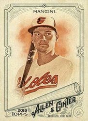 2018 Topps Allen & Ginter Base Set Trey Mancini #24 card