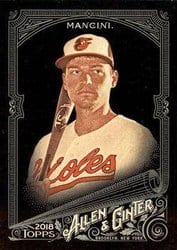 2018 Topps Allen & Ginter X Base Set Trey Mancini #24 card