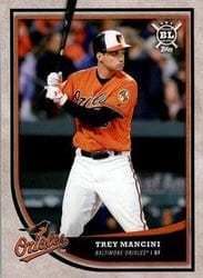 2018 Topps Big League Base Set Trey Mancini #44 card