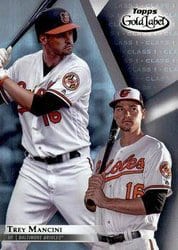 2018 Topps Gold Label Base Set Trey Mancini #14 card