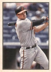 2019 Bowman Heritage Base Set Trey Mancini #53VR-49 card