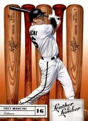 2019 Panini Leather & Lumber Base Set Trey Mancini #51 card