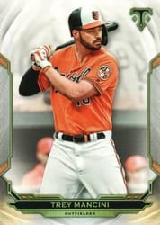 2019 Topps Triple Threads Base Set Trey Mancini #44 card