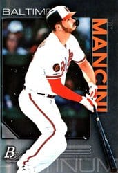 2020 Bowman Platinum Base Set Trey Mancini #20 card