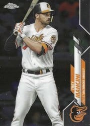 2020 Topps Chrome Base Set Trey Mancini #188 card