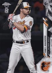 2020 Topps Chrome Ben Baller Edition Base Set Trey Mancini #188 card