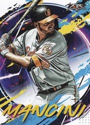 2020 Topps Fire Base Set Trey Mancini #22 card
