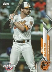 2020 Topps Opening Day Base Set Trey Mancini #123 card