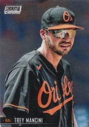 2021 Stadium Club Chrome Base Set Trey Mancini #378 card