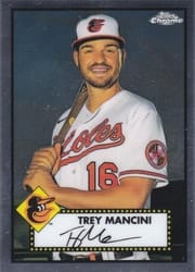 2021 Topps Chrome Platinum Anniversary Base Set Trey Mancini #131 card