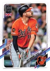 2021 Topps UK Edition Base Set Trey Mancini #40 card