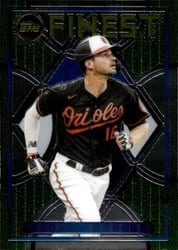 2022 Finest Flashbacks Base Set Trey Mancini #37 card