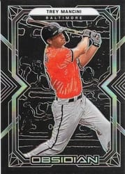 2022 Panini Chronicles Obsidian Trey Mancini #44 card