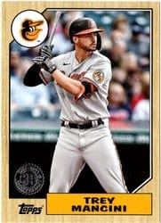2022 Topps 1987 Topps Baseball (Series 1) Trey Mancini #T87-36 card