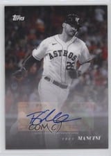 2022 Topps Black & White Autographs Trey Mancini #37A card