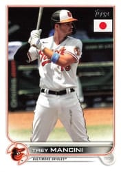 2022 Topps Japan Edition Base Set Trey Mancini #115 card