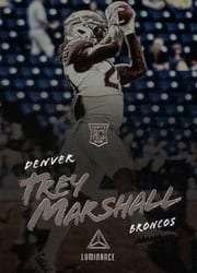 2018 Panini Luminance Base Set Trey Marshall #197 card