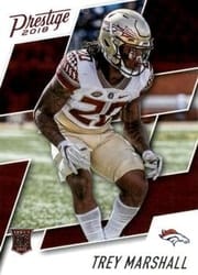 2018 Panini Prestige Base Set Trey Marshall #300 card