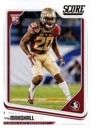 2018 Score Base Set Trey Marshall #438 card