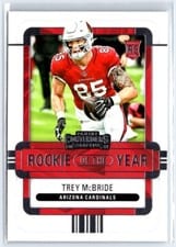 2022 Panini Contenders Rookie of the Year Trey McBride #ROY-TMB card