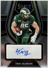 2022 Panini Select Draft Picks Rookie Signatures Trey McBride #RS-TMC card