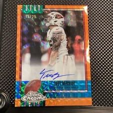 2025 Topps Chrome 1990 Topps Autographs Trey McBride #1990-TMB