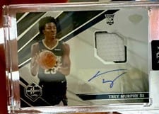 2021-22 Panini Chronicles Limited Rookie Jersey Auto Trey Murphy III #LRJ-TMU card