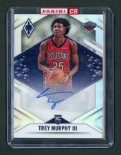 2021-22 Panini Chronicles Phoenix Rookie Auto Trey Murphy III #PRA-TMU card
