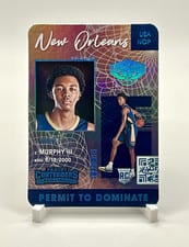 2021-22 Panini Contenders Permit to Dominate Trey Murphy III #17 card